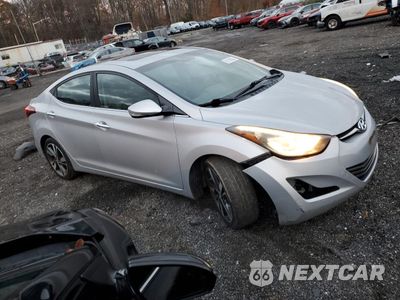 Czwarte zdjęcie samochodu z boku: 2014 HYUNDAI ELANTRA SE VIN:KMHDH4AE6EU142103 - miniatura
