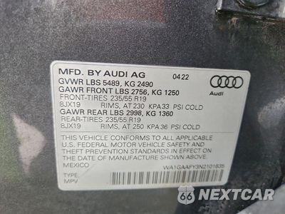 Zdjęcie 14 z 15 samochodu: 2022 AUDI Q5 PREMIUM 45 VIN:WA1GAAFY3N2101635 - miniatura
