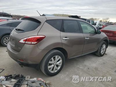 Trzecie zdjęcie samochodu z tyłu: 2012 NISSAN MURANO S VIN:JN8AZ1MW7CW233524 - miniatura
