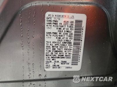 Zdjęcie 13 z 13 samochodu: 2013 NISSAN ROGUE VIN:JN8AS5MV3DW618664 - miniatura
