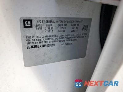 Zdjęcie 12 z 13 samochodu: 2017 BUICK REGAL PREMIUM VIN:2G4GR5GXXH9108269 - miniatura