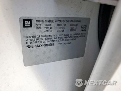 Zdjęcie 12 z 13 samochodu: 2017 BUICK REGAL PREMIUM VIN:2G4GR5GXXH9108269 - miniatura
