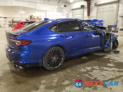 Trzecie zdjęcie samochodu z tyłu: 2022 ACURA TLX TYPE S VIN:19UUB7F06NA002124 - miniatura