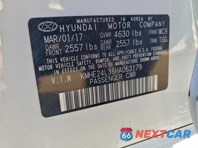 Zdjęcie 12 z 12 samochodu: 2017 HYUNDAI SONATA HYBRID SE VIN:KMHE24L36HA063179 - miniatura