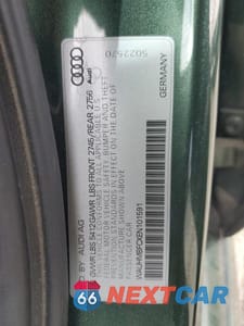 Zdjęcie 12 z 12 samochodu: 2014 AUDI A6 PRESTIGE VIN:WAUHMBFCXEN101591 - miniatura