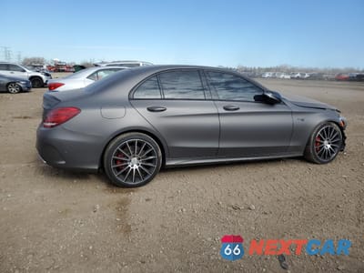 Trzecie zdjęcie samochodu z tyłu: 2017 MERCEDES-BENZ C 43 4MATIC AMG VIN:55SWF6EB6HU185253 - miniatura