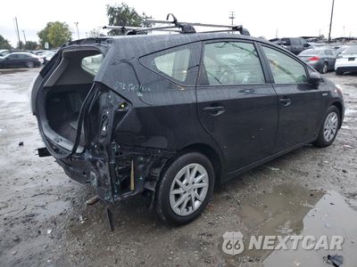 Trzecie zdjęcie samochodu z tyłu: 2012 TOYOTA PRIUS V VIN:JTDZN3EU3C3184410 - miniatura