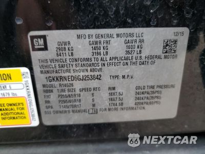 Zdjęcie 13 z 13 samochodu: 2016 GMC ACADIA SLE VIN:1GKKRNED6GJ253842 - miniatura
