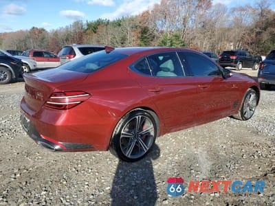 Trzecie zdjęcie samochodu z tyłu: 2025 GENESIS G70 BASE VIN:KMTG34SC5SU152504 - miniatura