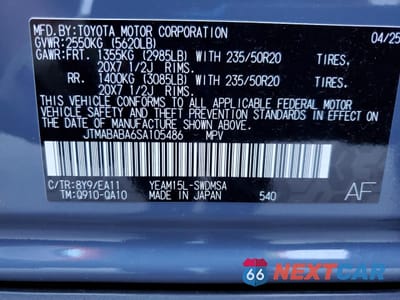 Zdjęcie 13 z 15 samochodu: 2025 SUBARU SOLTERRA PREMIUM VIN:JTMABABA6SA105486 - miniatura