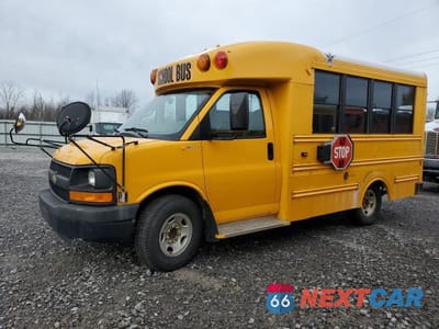 Drugie zdjęcie samochodu z przodu: 2012 CHEVROLET EXPRESS G33503 SCHOOL BUS VIN:1GB0G2BA9C1180319 - miniatura