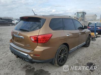 Trzecie zdjęcie samochodu z tyłu: 2017 NISSAN PATHFINDER S VIN:5N1DR2MM0HC610793 - miniatura