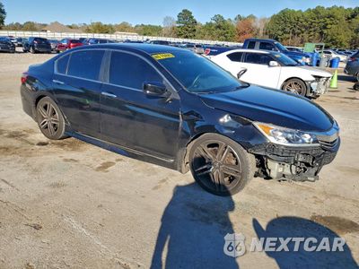Czwarte zdjęcie samochodu z boku: 2017 HONDA ACCORD SPORT VIN:1HGCR2F55HA170427 - miniatura