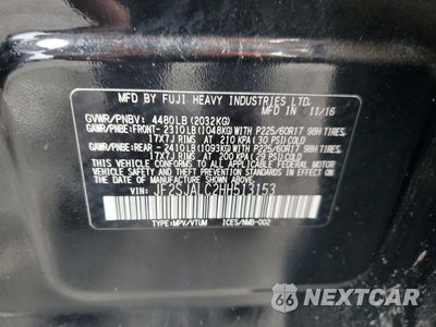 Zdjęcie 13 z 13 samochodu: 2017 SUBARU FORESTER 2.5I LIMITED VIN:JF2SJALC2HH513153 - miniatura