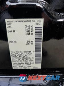 Zdjęcie 13 z 13 samochodu: 2023 NISSAN ALTIMA S VIN:1N4BL4BV8PN384449 - miniatura