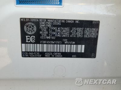 Zdjęcie 13 z 13 samochodu: 2011 TOYOTA RAV4 VIN:2T3BF4DV2BW117873 - miniatura