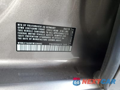 Zdjęcie 12 z 14 samochodu: 2015 VOLKSWAGEN GOLF R VIN:WVWLF7AU6FW328602 - miniatura