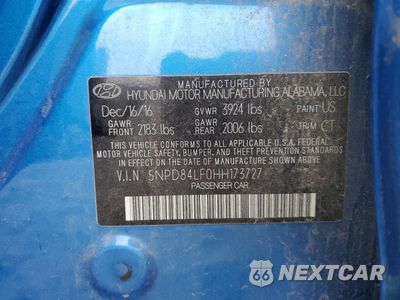Zdjęcie 12 z 12 samochodu: 2017 HYUNDAI ELANTRA SE VIN:5NPD84LF0HH173727 - miniatura