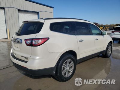 Trzecie zdjęcie samochodu z tyłu: 2015 CHEVROLET TRAVERSE LT VIN:1GNKRHKD7FJ124919 - miniatura