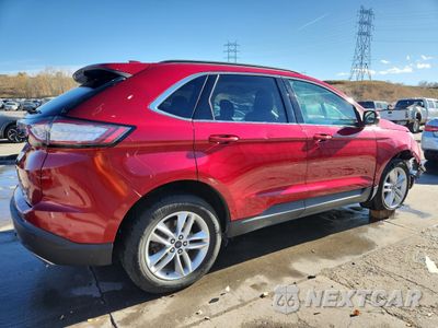 Trzecie zdjęcie samochodu z tyłu: 2015 FORD EDGE SEL VIN:2FMTK4J86FBB68487 - miniatura
