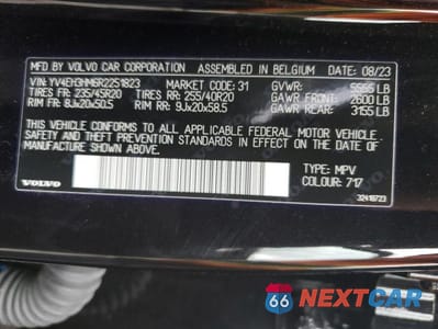 Zdjęcie 13 z 13 samochodu: 2024 VOLVO XC40 RECHARGE ULTIMATE VIN:YV4EH3HM6R2251823 - miniatura