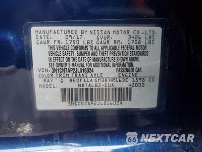 Zdjęcie 12 z 13 samochodu: 2018 NISSAN VERSA S VIN:3N1CN7AP2JL816024 - miniatura
