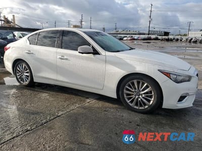 Czwarte zdjęcie samochodu z boku: 2021 INFINITI Q50 LUXE VIN:JN1EV7BPXMM703097 - miniatura