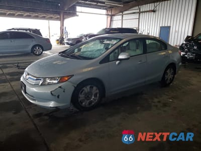2012 HONDA CIVIC HYBRID L JHMFB4F37CS002767 - główne zdjęcie licytacji z USA - miniatura