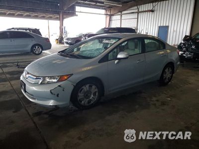2012 HONDA CIVIC HYBRID L JHMFB4F37CS002767 - główne zdjęcie licytacji z USA - miniatura