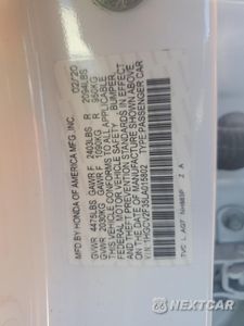 Zdjęcie 12 z 13 samochodu: 2020 HONDA ACCORD SPORT VIN:1HGCV2F35LA015802 - miniatura