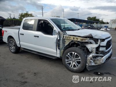 Czwarte zdjęcie samochodu z boku: 2022 FORD F150 SUPERCREW VIN:1FTEW1CP6NKD41885 - miniatura