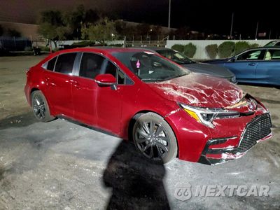 Czwarte zdjęcie samochodu z boku: 2025 TOYOTA COROLLA LE VIN:JTDBCMFE9S3110640 - miniatura
