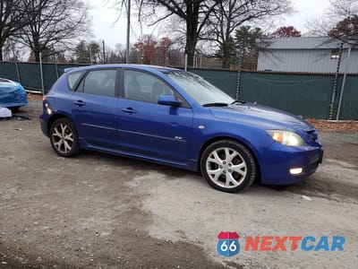 Czwarte zdjęcie samochodu z boku: 2007 MAZDA 3 HATCHBACK VIN:JM1BK343071710710 - miniatura