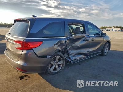 Trzecie zdjęcie samochodu z tyłu: 2018 HONDA ODYSSEY EXL VIN:5FNRL6H71JB091124 - miniatura