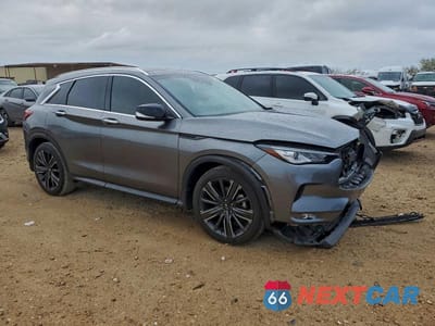 Czwarte zdjęcie samochodu z boku: 2022 INFINITI QX50 LUXE VIN:3PCAJ5BA7NF108113 - miniatura