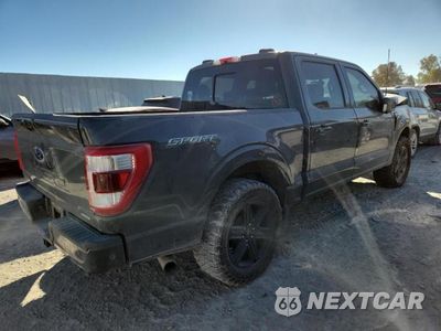 Trzecie zdjęcie samochodu z tyłu: 2021 FORD F150 SUPERCREW VIN:1FTFW1C83MKD38454 - miniatura