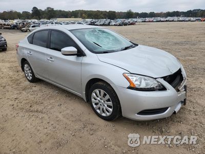 Czwarte zdjęcie samochodu z boku: 2015 NISSAN SENTRA S VIN:3N1AB7AP6FY346140 - miniatura