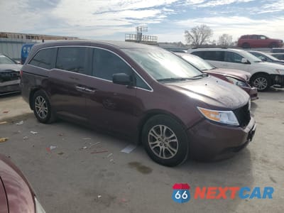 Czwarte zdjęcie samochodu z boku: 2013 HONDA ODYSSEY EXL VIN:5FNRL5H66DB011466 - miniatura