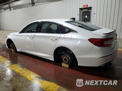 Drugie zdjęcie samochodu z przodu: 2021 HONDA ACCORD SPORT VIN:1HGCV1F31MA081291 - miniatura