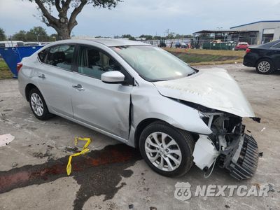 Czwarte zdjęcie samochodu z boku: 2019 NISSAN SENTRA S VIN:3N1AB7AP7KY428341 - miniatura
