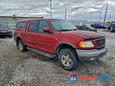 Czwarte zdjęcie samochodu z boku: 2002 FORD F150 SUPERCREW VIN:1FTRW08L92KD90494 - miniatura