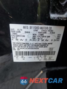 Zdjęcie 13 z 13 samochodu: 2010 FORD EDGE SEL VIN:2FMDK3JC9ABB56636 - miniatura