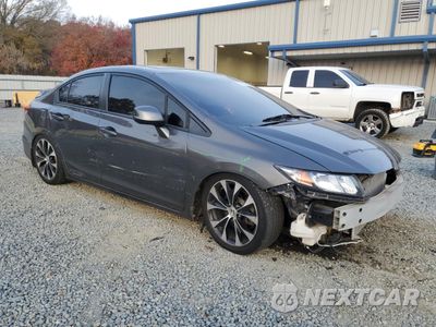 Czwarte zdjęcie samochodu z boku: 2013 HONDA CIVIC SI VIN:2HGFB6E5XDH710411 - miniatura