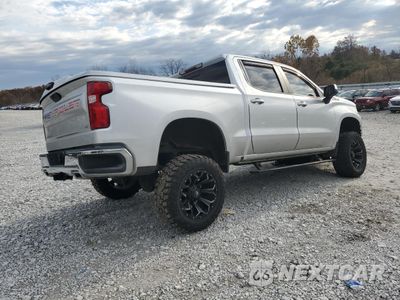 Trzecie zdjęcie samochodu z tyłu: 2020 CHEVROLET SILVERADO K1500 LT VIN:3GCUYDETXLG315330 - miniatura