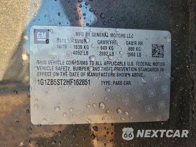 Zdjęcie 12 z 14 samochodu: 2017 CHEVROLET MALIBU LS VIN:1G1ZB5ST2HF162851 - miniatura