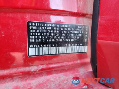 Zdjęcie 12 z 14 samochodu: 2011 VOLKSWAGEN GOLF VIN:WVWDA7AJXBW221412 - miniatura