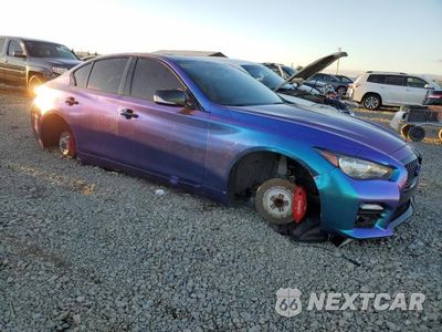 Czwarte zdjęcie samochodu z boku: 2017 INFINITI Q50 PREMIUM VIN:JN1EV7AP8HM739765 - miniatura