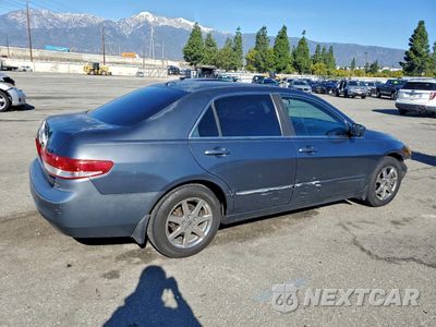 Trzecie zdjęcie samochodu z tyłu: 2004 HONDA ACCORD EX VIN:1HGCM66534A003662 - miniatura