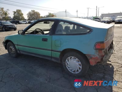 Drugie zdjęcie samochodu z przodu: 1990 HONDA CIVIC CRX 1.5 HF VIN:JHMED8361LS021181 - miniatura