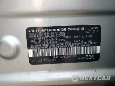 Zdjęcie 13 z 14 samochodu: 2020 MITSUBISHI ECLIPSE CROSS SE VIN:JA4AT5AA5LZ013868 - miniatura